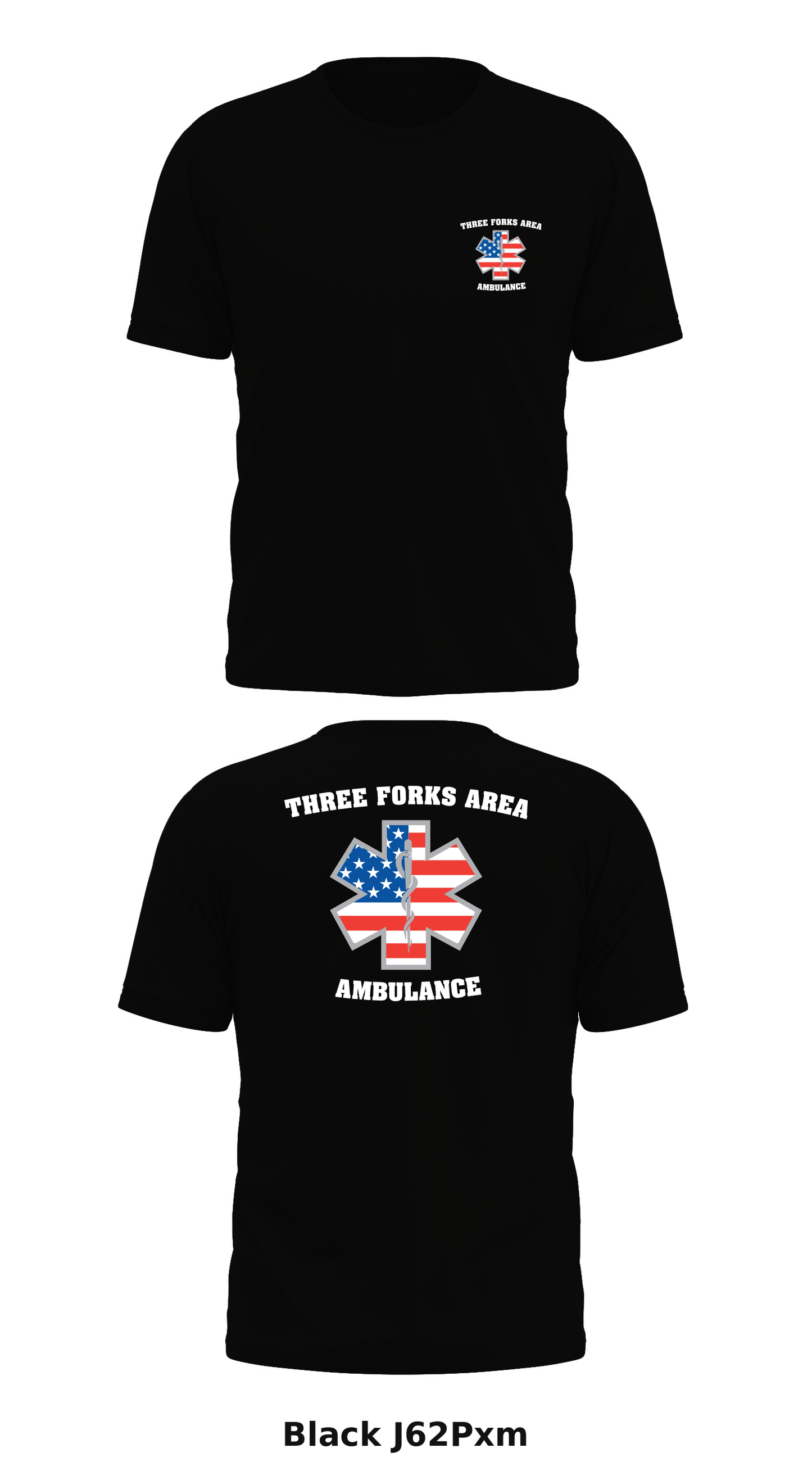 Three Forks Area Ambulance  Store 1 Core Men's SS Performance Tee - J62Pxm