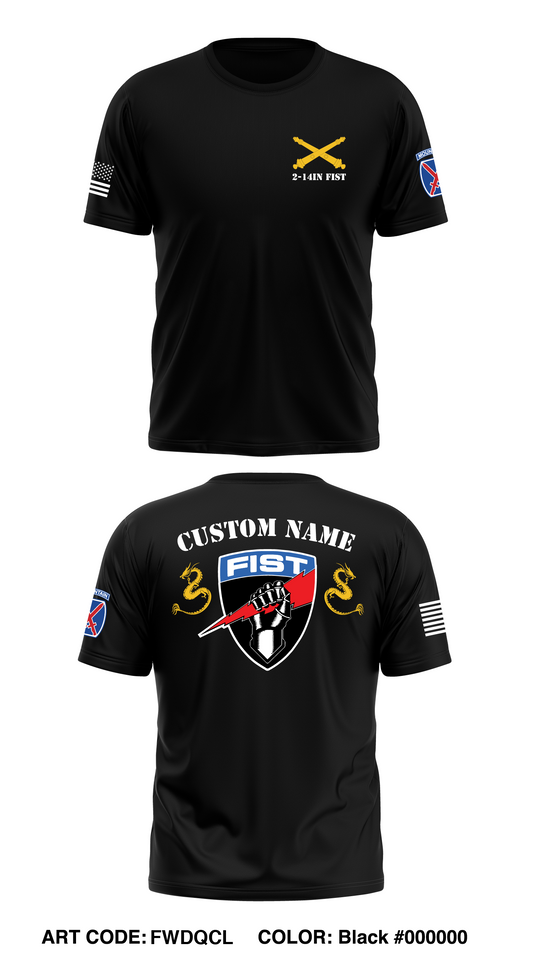 2-14 FIST Store 1 Core Men's SS Performance Tee - FWDQCL