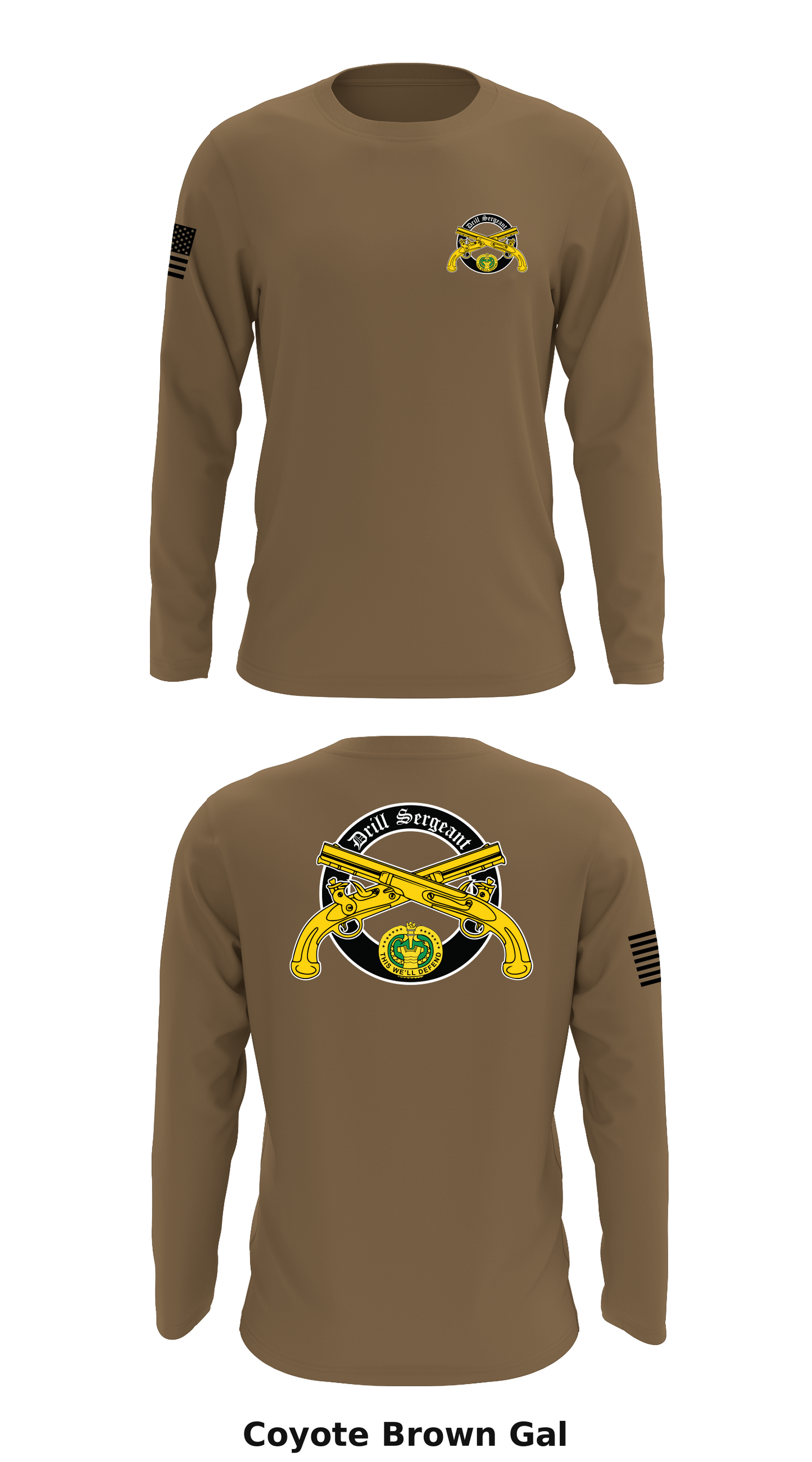 E. Co 1/354th Store 1 Core Men's LS Performance Tee - Gal
