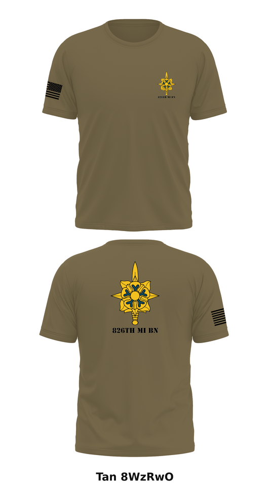 826th MI BN Store 1 Core Men's SS Performance Tee - 8WzRwO