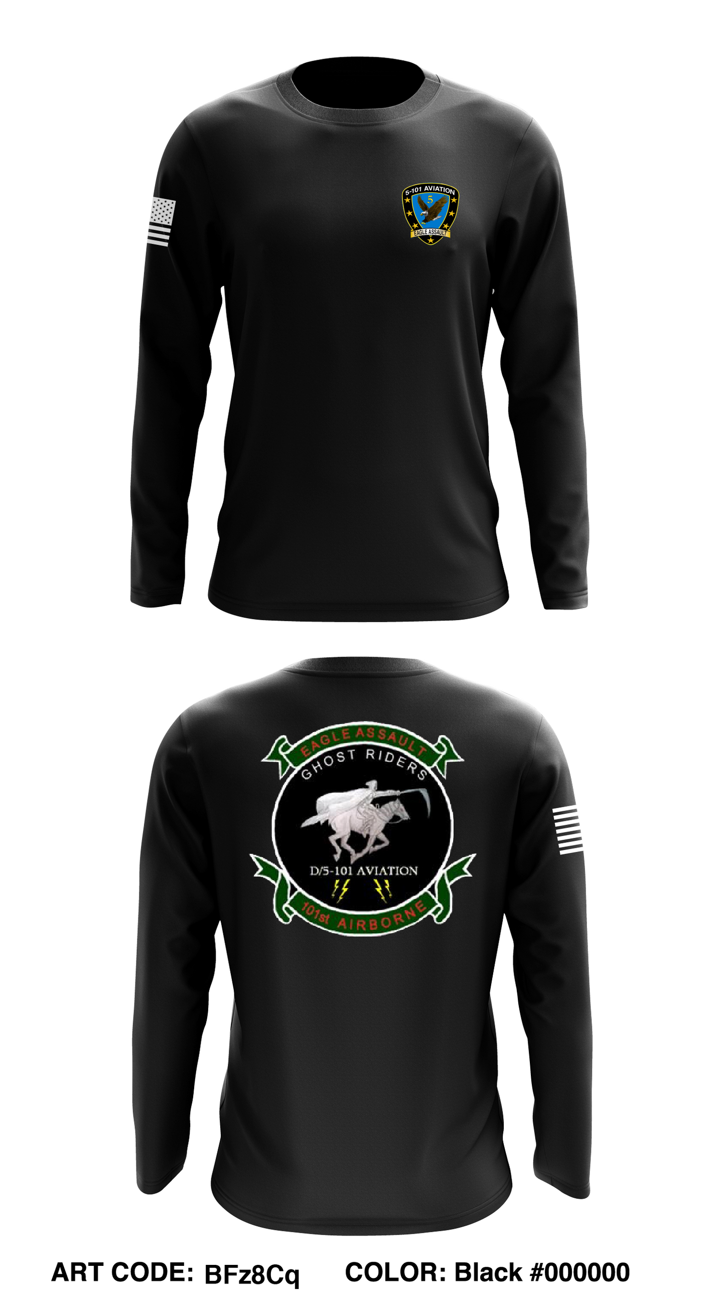 1st Combat Aviation Brigade, Archangels, HHC Store 1 Core Men's LS Performance Tee - BFz8Cq