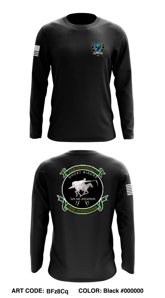1st Combat Aviation Brigade, Archangels, HHC Store 1 Core Men's LS Performance Tee - BFz8Cq