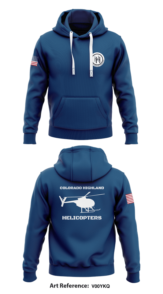 Colorado Highland Helicopters Store 1  Core Men's Hooded Performance Sweatshirt - v00Ykq