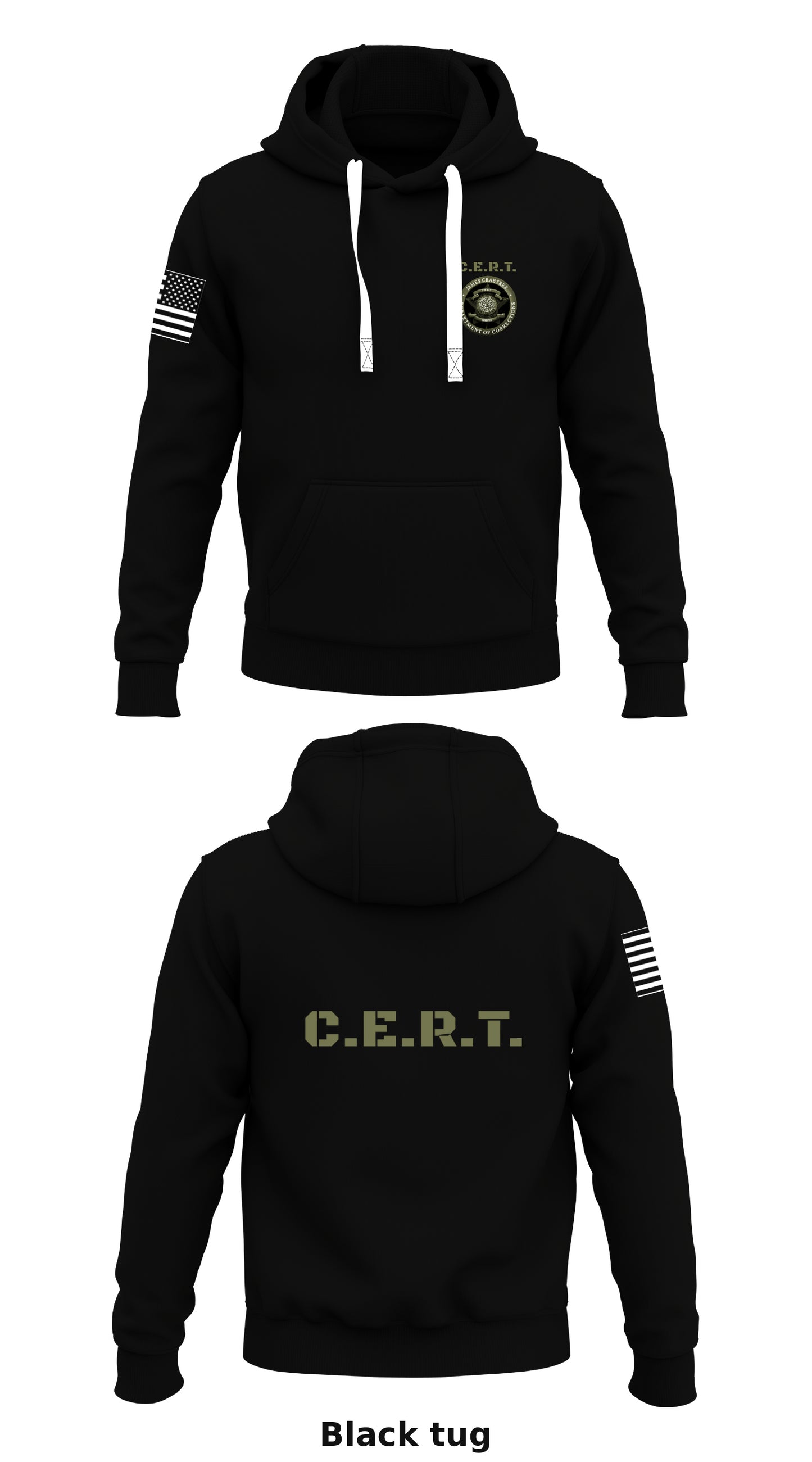 C.E.R.T. Store 1  Core Men's Hooded Performance Sweatshirt - tug