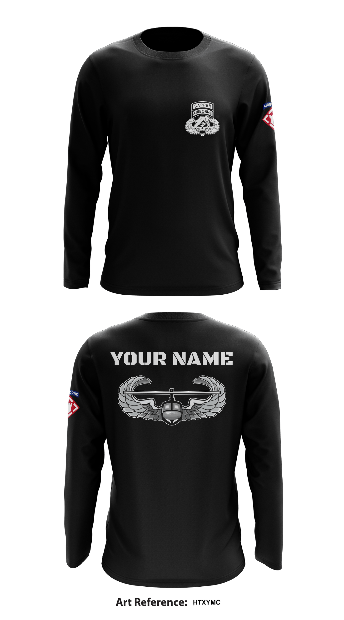 27th Engineer Battalion (C)(A) Store 1 Core Men's LS Performance Tee - HTXYMC