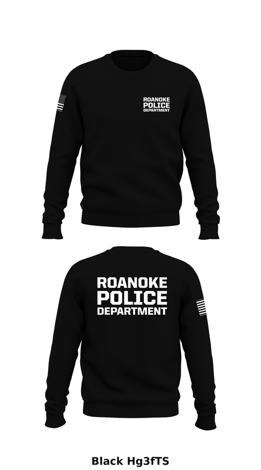 Roanoke Police Department Store 1 Core Men's Crewneck Performance Sweatshirt - Hg3fTS