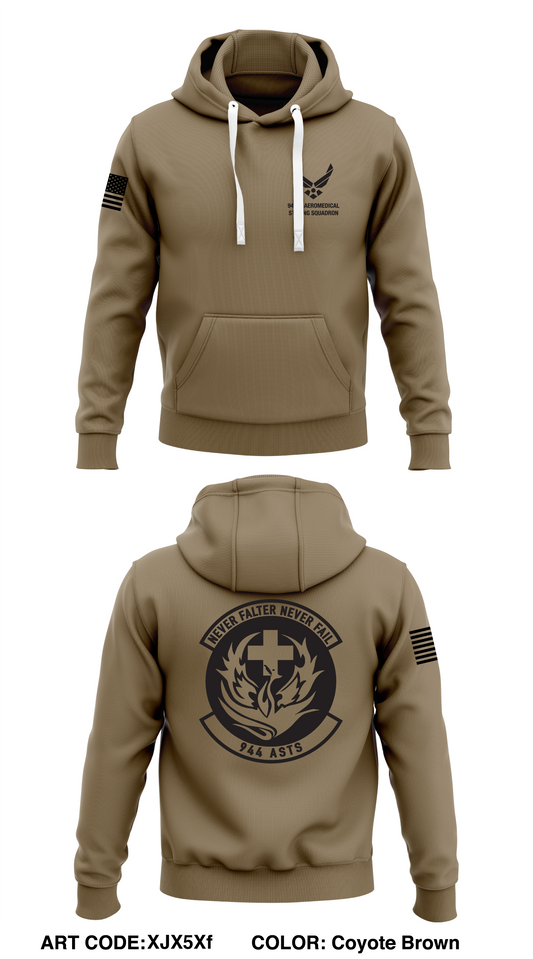 944th Aeromedical Staging Squadron (ASTS) Store 1  Core Men's Hooded Performance Sweatshirt - XJX5Xf