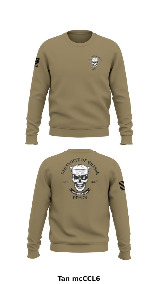 DD-974 Crew Store 1 Core Men's Crewneck Performance Sweatshirt - mcCCL6