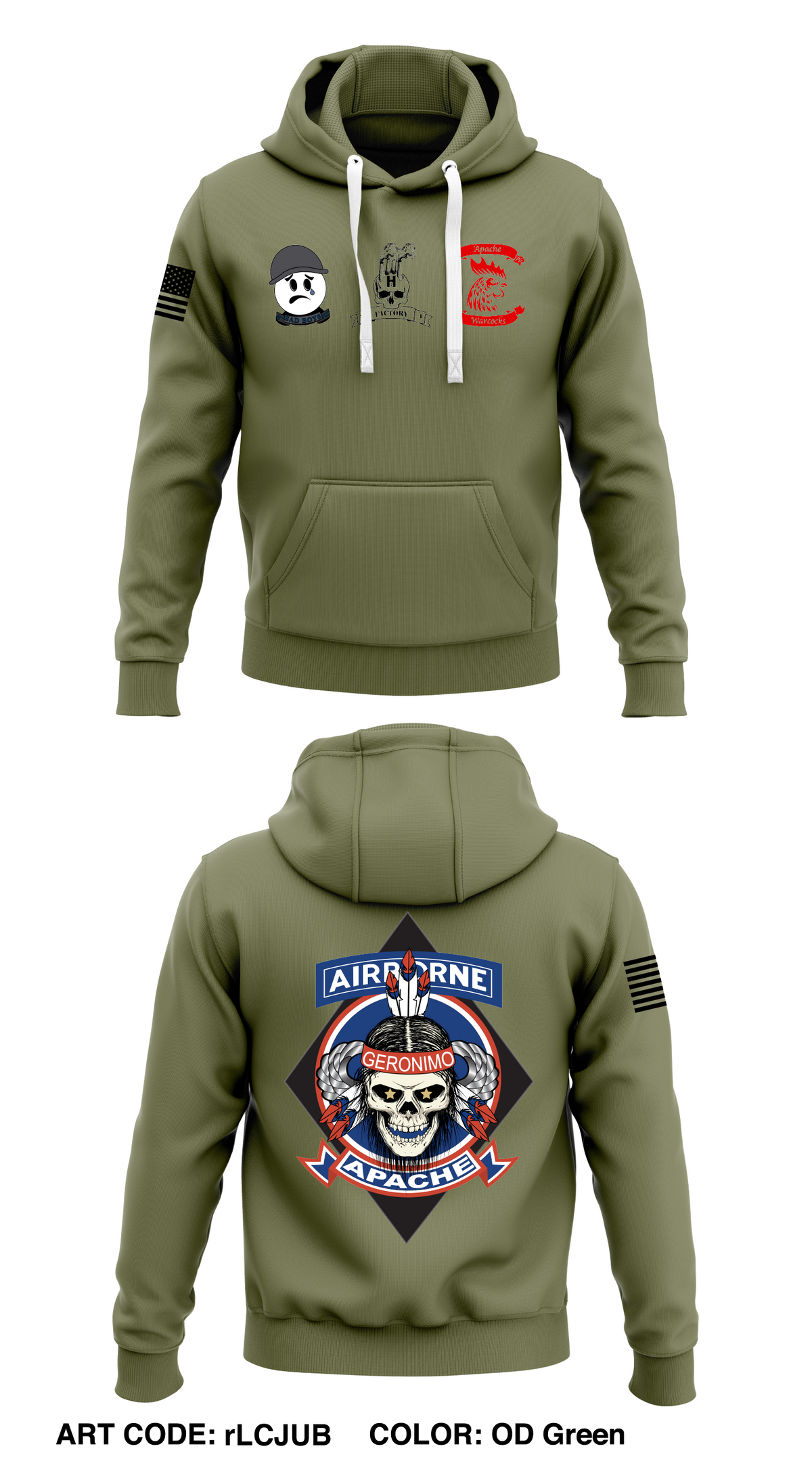 A Co, 1-51st, 4/25 Store 1  Core Men's Hooded Performance Sweatshirt - rLCJUB