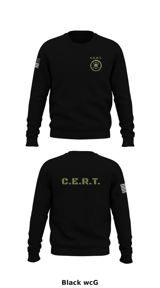 C.E.R.T. Store 1 Core Men's Crewneck Performance Sweatshirt - wcG