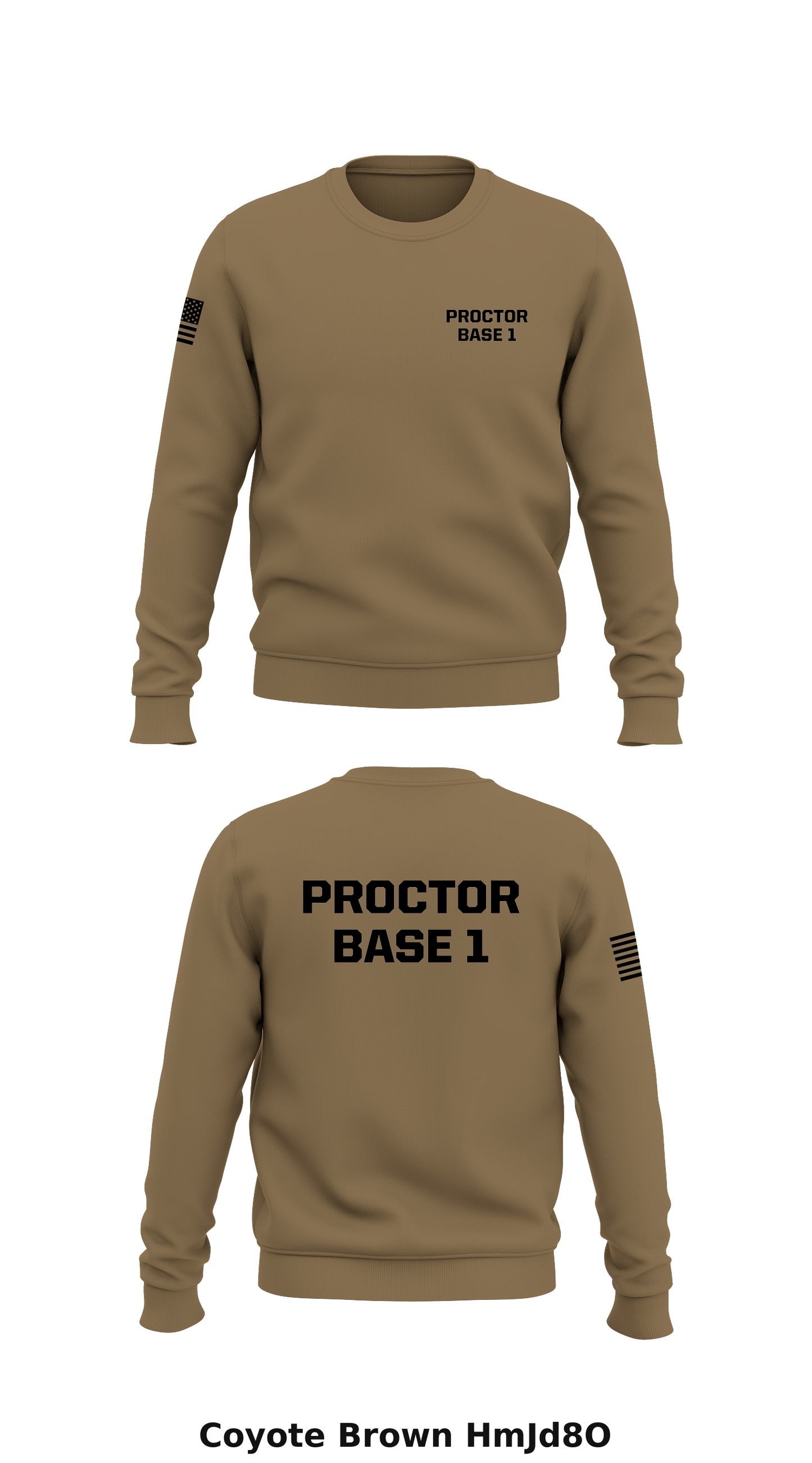 Proctor Base 1 Store 1 Core Men's Crewneck Performance Sweatshirt - HmJd8O