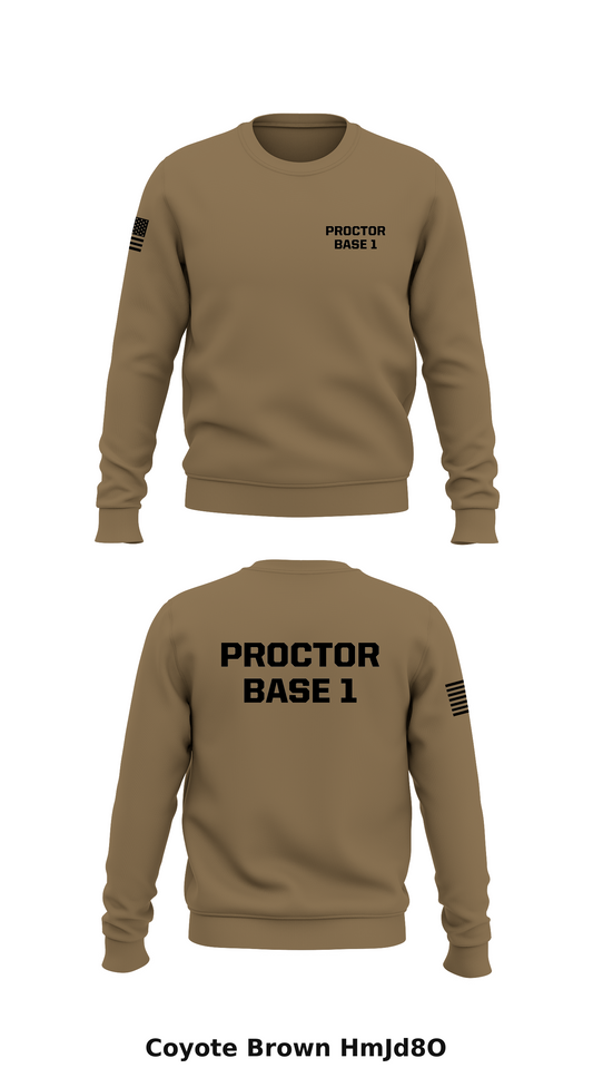Proctor Base 1 Store 1 Core Men's Crewneck Performance Sweatshirt - HmJd8O