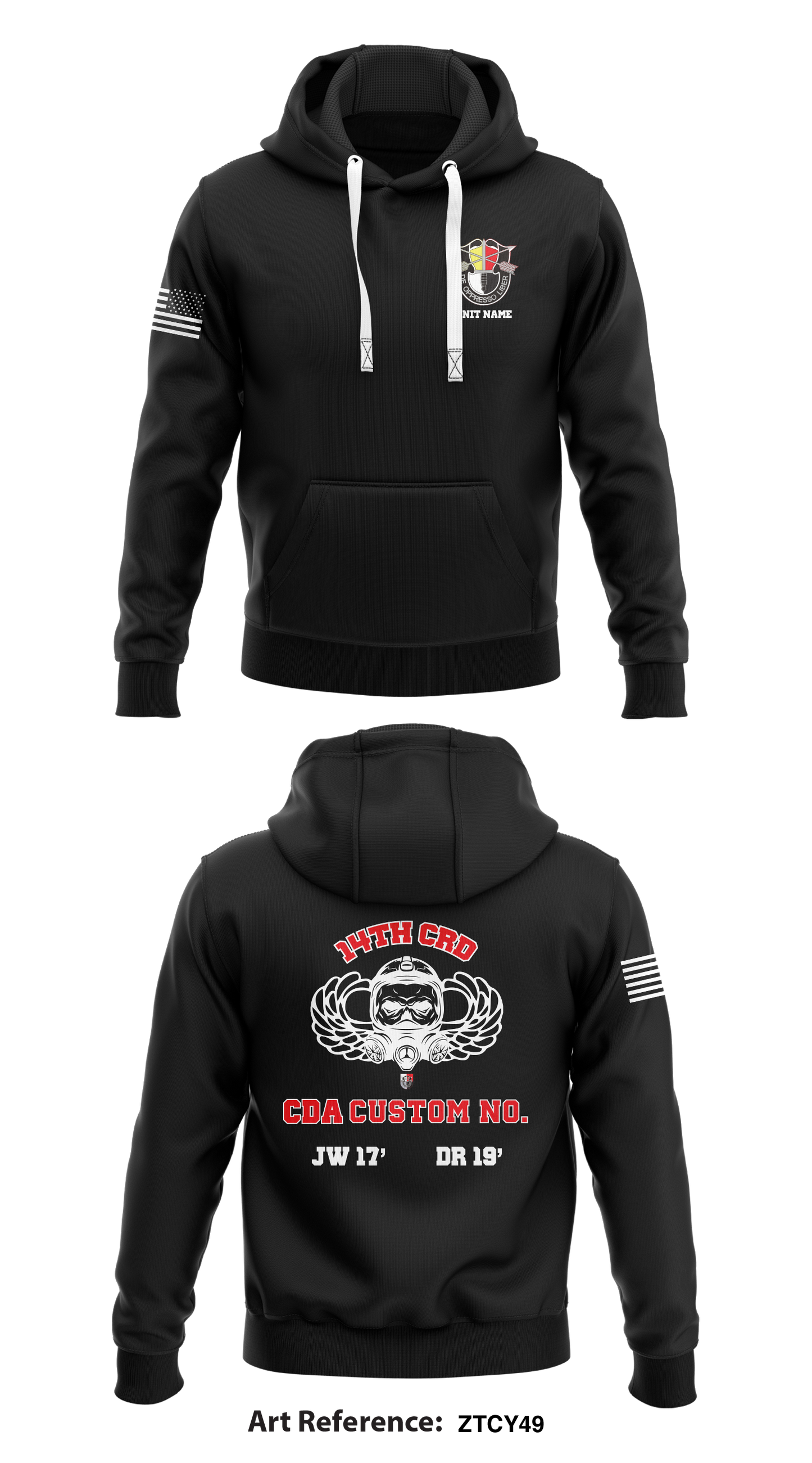 14th CRD Store 1  Core Men's Hooded Performance Sweatshirt - zTCY49