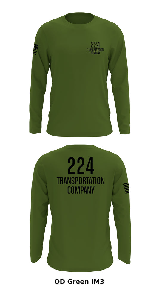 224 Transportation Co Store 1 Core Men's LS Performance Tee - IM3