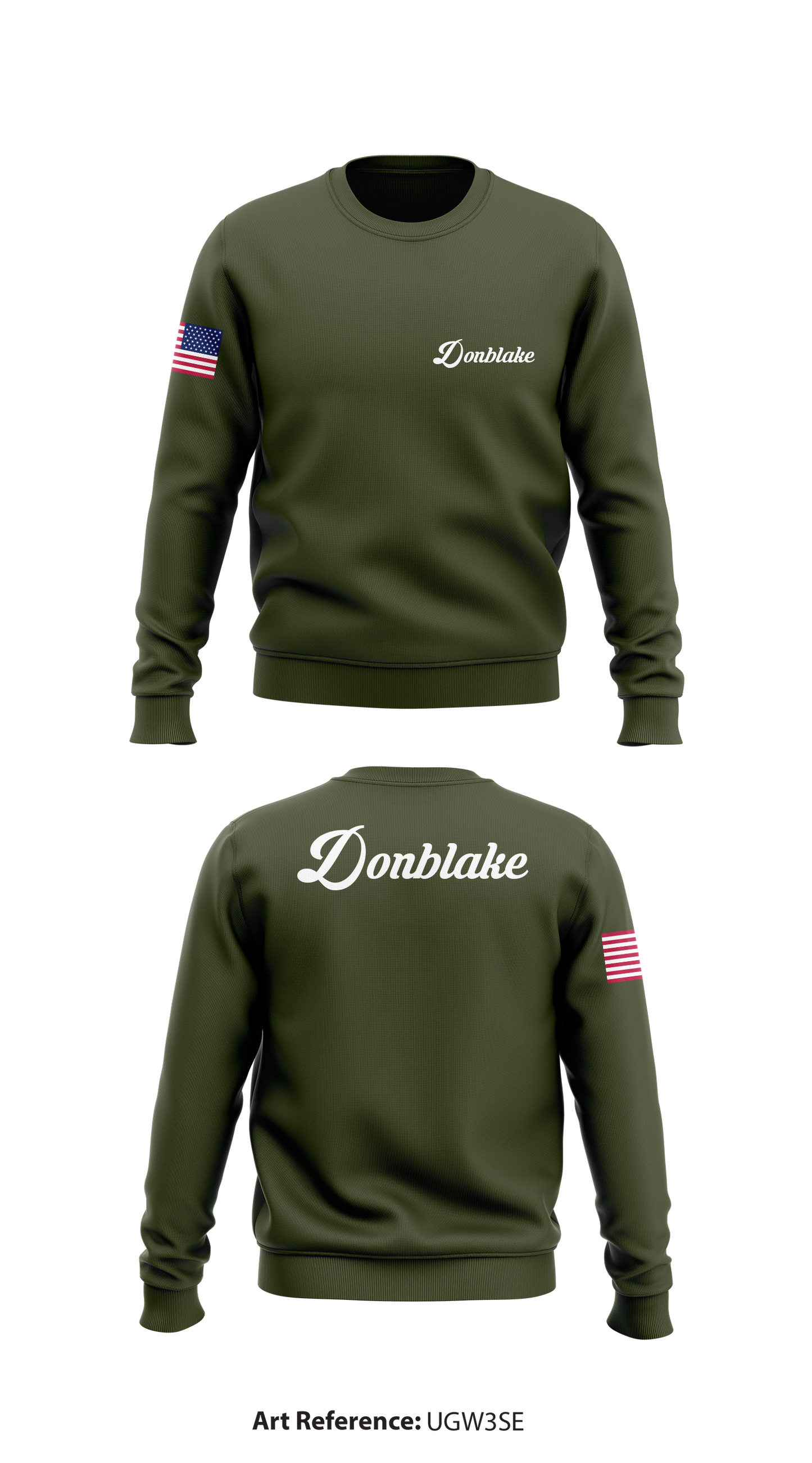 Donblake  Store 1 Core Men's Crewneck Performance Sweatshirt - UGw3sE