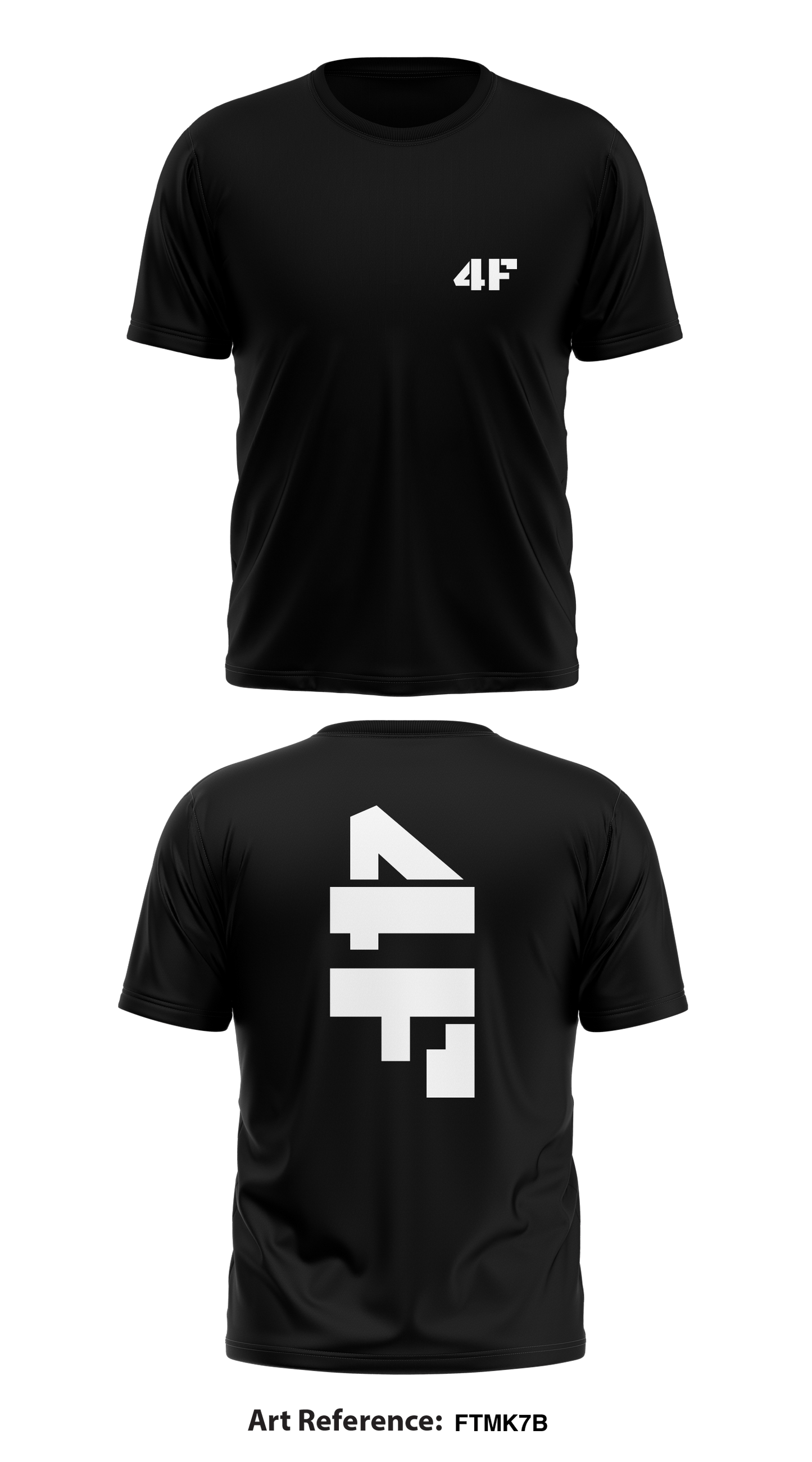 4F Store 1 Core Men's SS Performance Tee - Ftmk7b