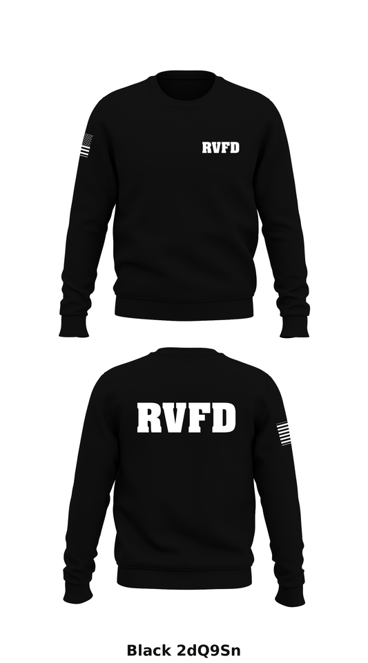 RVFD Store 1 Core Men's Crewneck Performance Sweatshirt - 2dQ9Sn