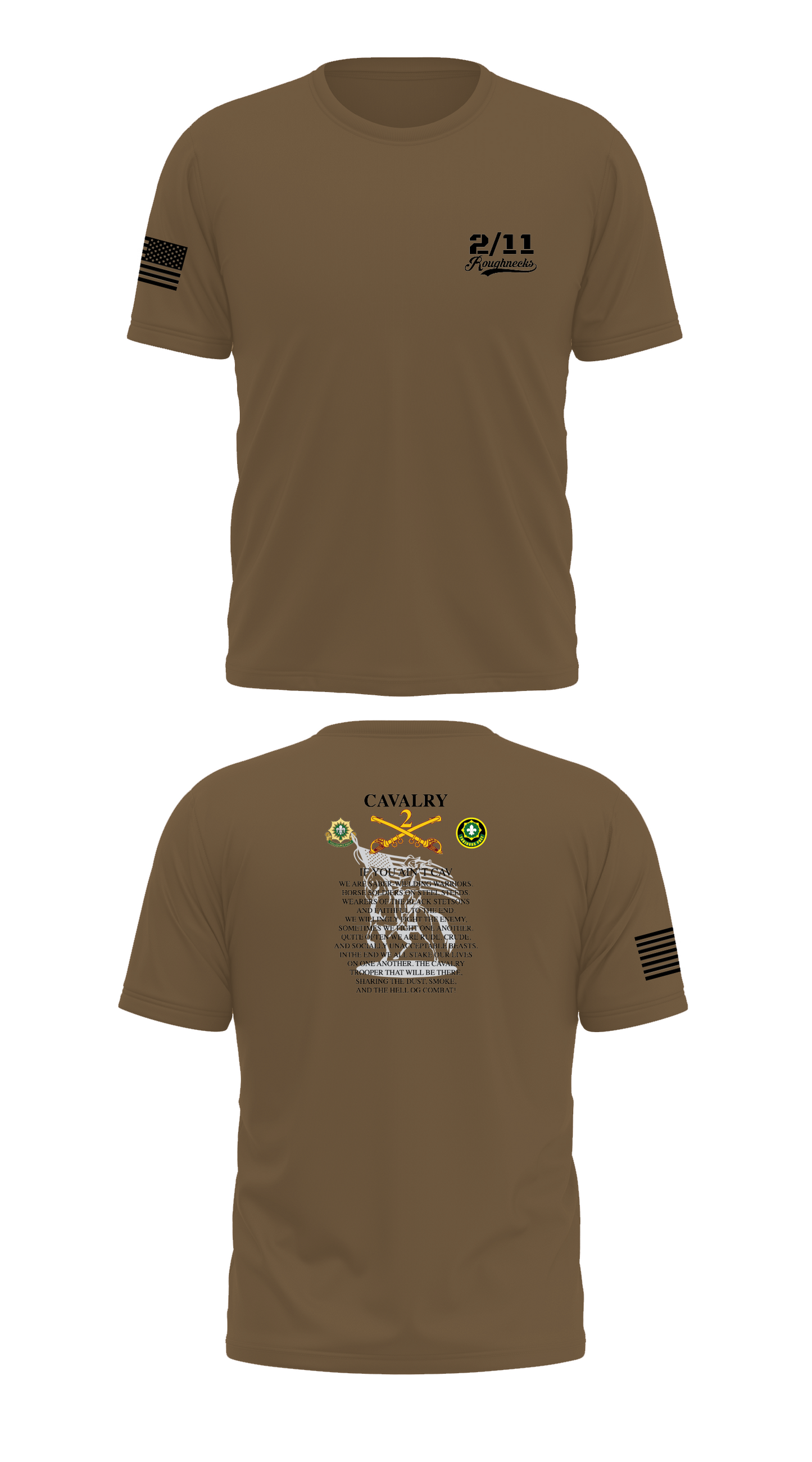 2/11 Roughnecks Store 1 Core Men's SS Performance Tee - 90035740691