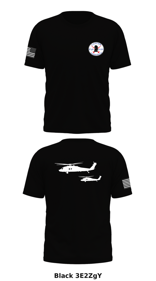 B Co 5-101 Lancers Store 1 Core Men's SS Performance Tee - 3E2ZgY