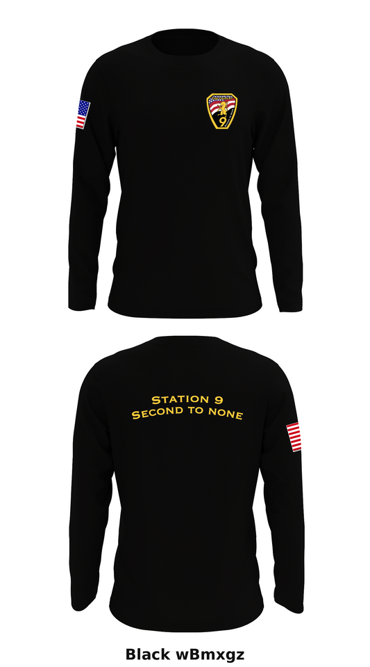 Cavalry 9 Store 1 Core Men's LS Performance Tee - wBmxgz