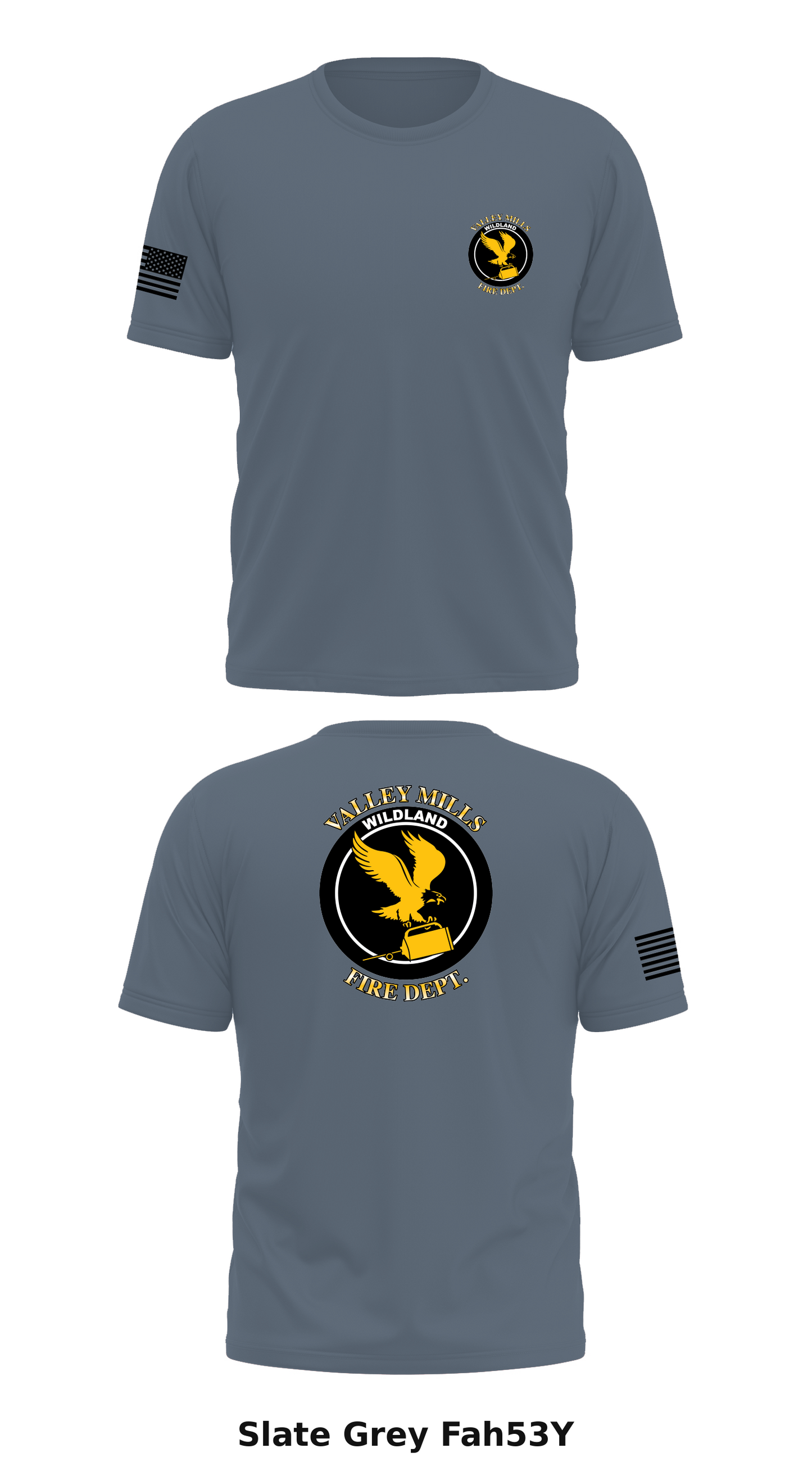 Valley Mills VFD Store 1 Core Men's SS Performance Tee - Fah53Y