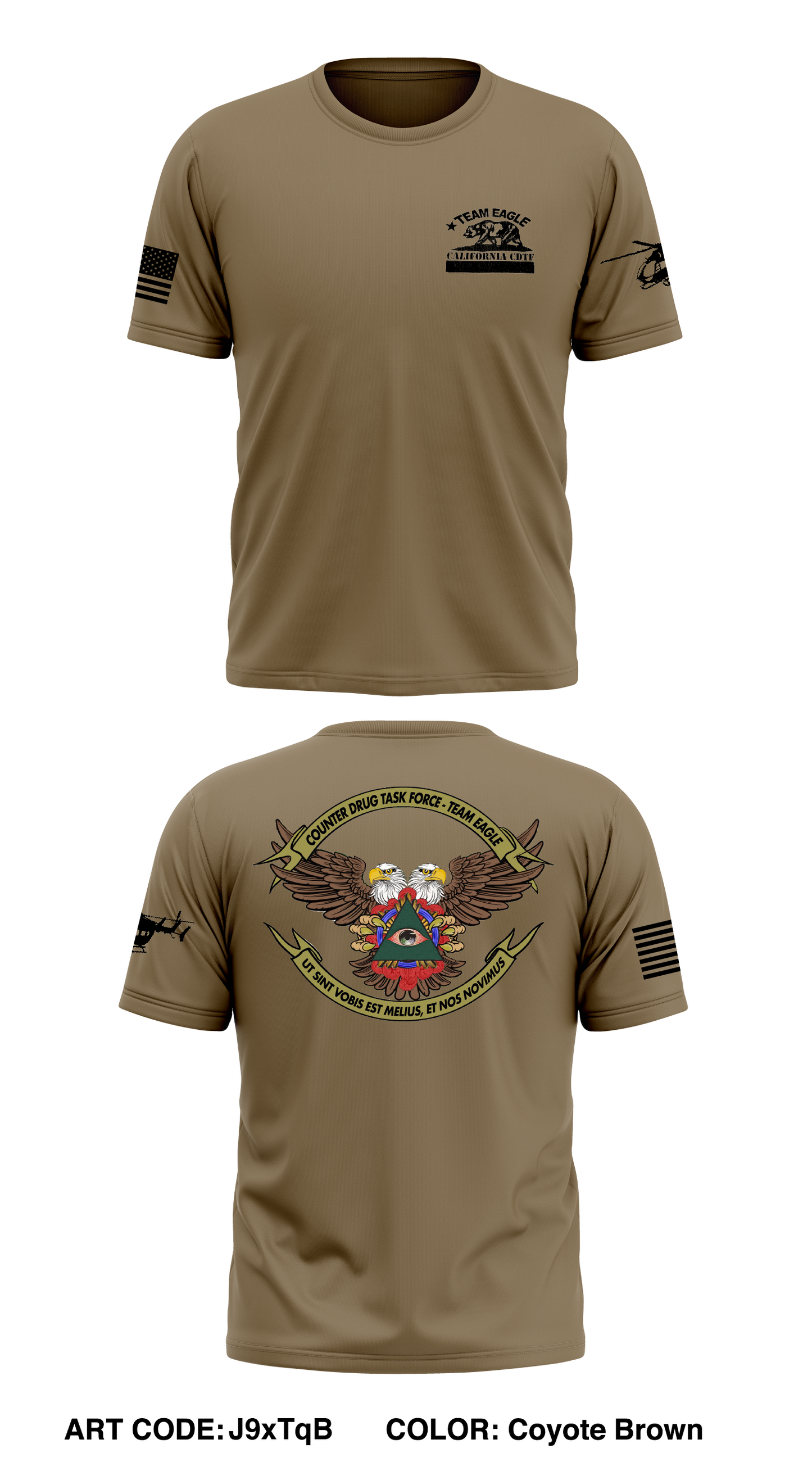 Team Eagle Store 1 Core Men's SS Performance Tee - J9xTqB
