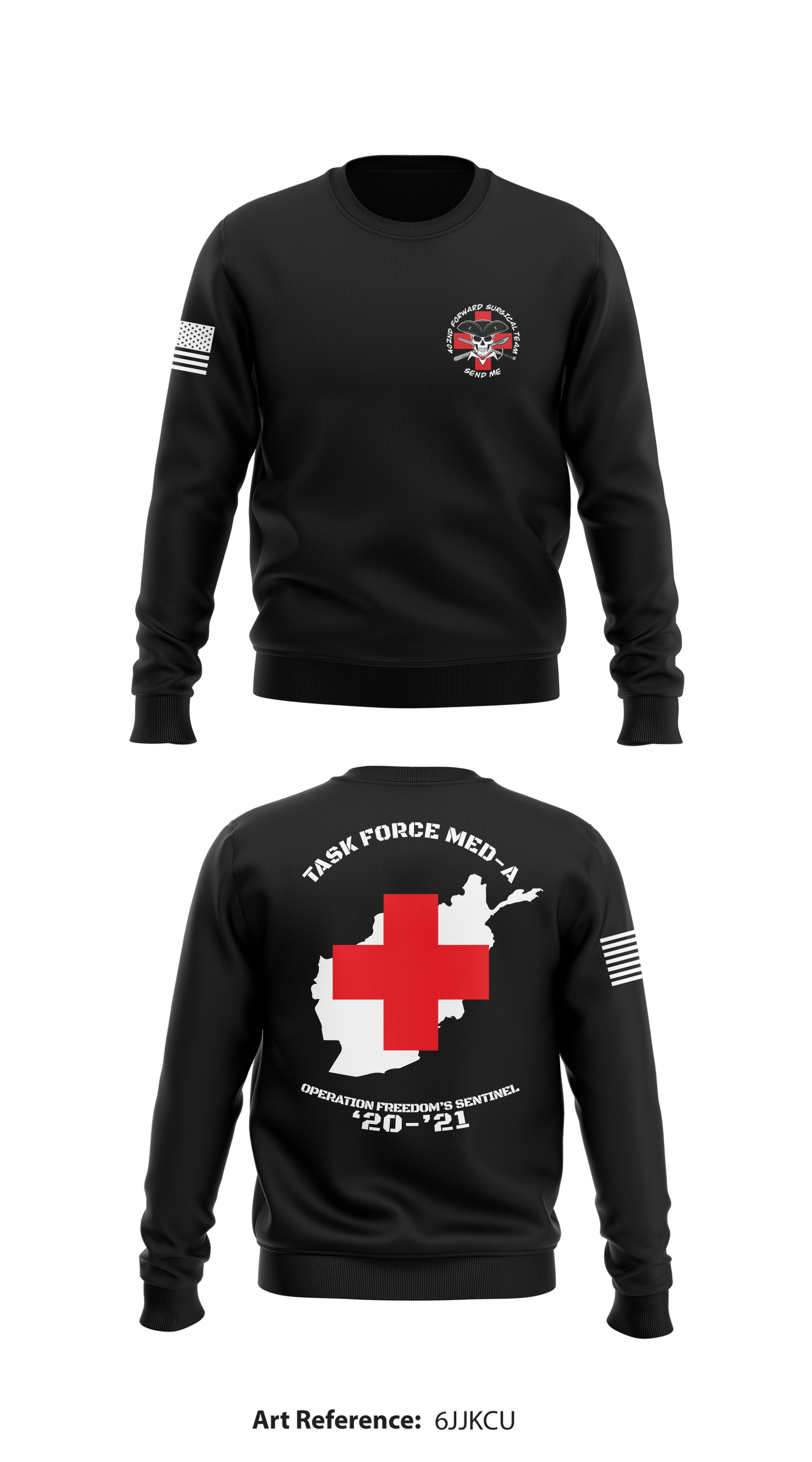 402nd FST Store 1 Core Men's Crewneck Performance Sweatshirt - 6jJkCu