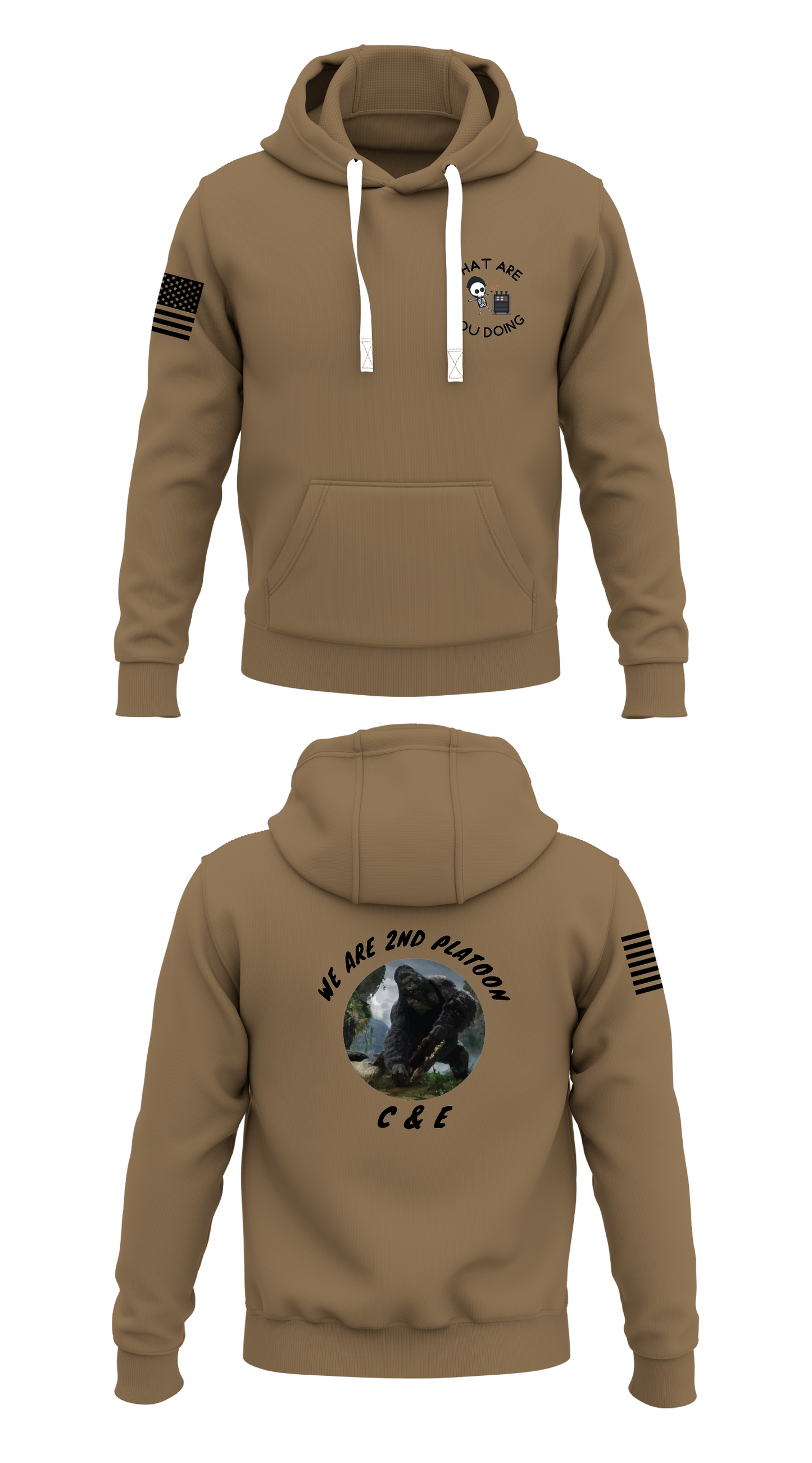 3666th SMC Store 2  Core Men's Hooded Performance Sweatshirt - 81901585186