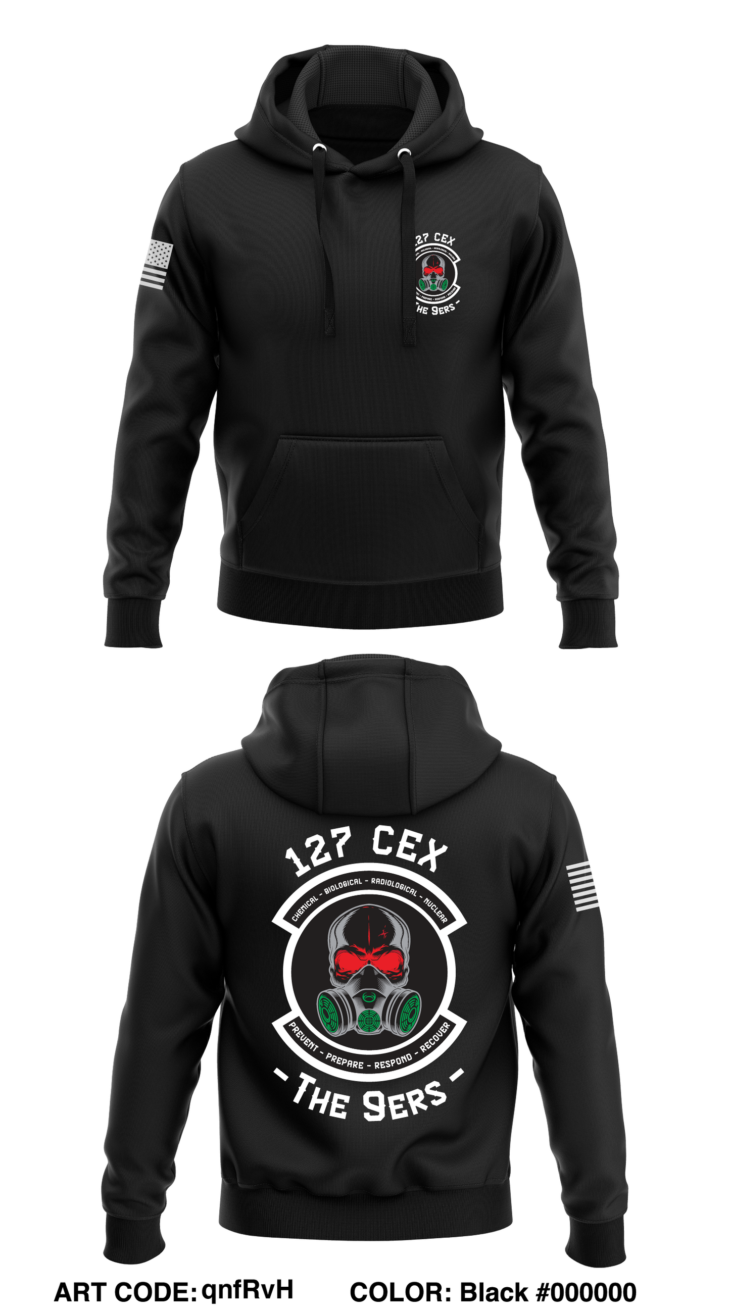 127th Emergency Management Store 1  Core Men's Hooded Performance Sweatshirt - qnfRvH