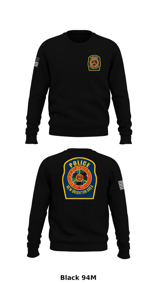 New Brighton Area Police Department Store 1 Core Men's Crewneck Performance Sweatshirt - 94M