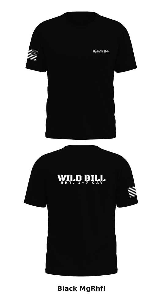 Wild Bill, HHT, 1-7 CAV Store 1 Core Men's SS Performance Tee - MgRhfI