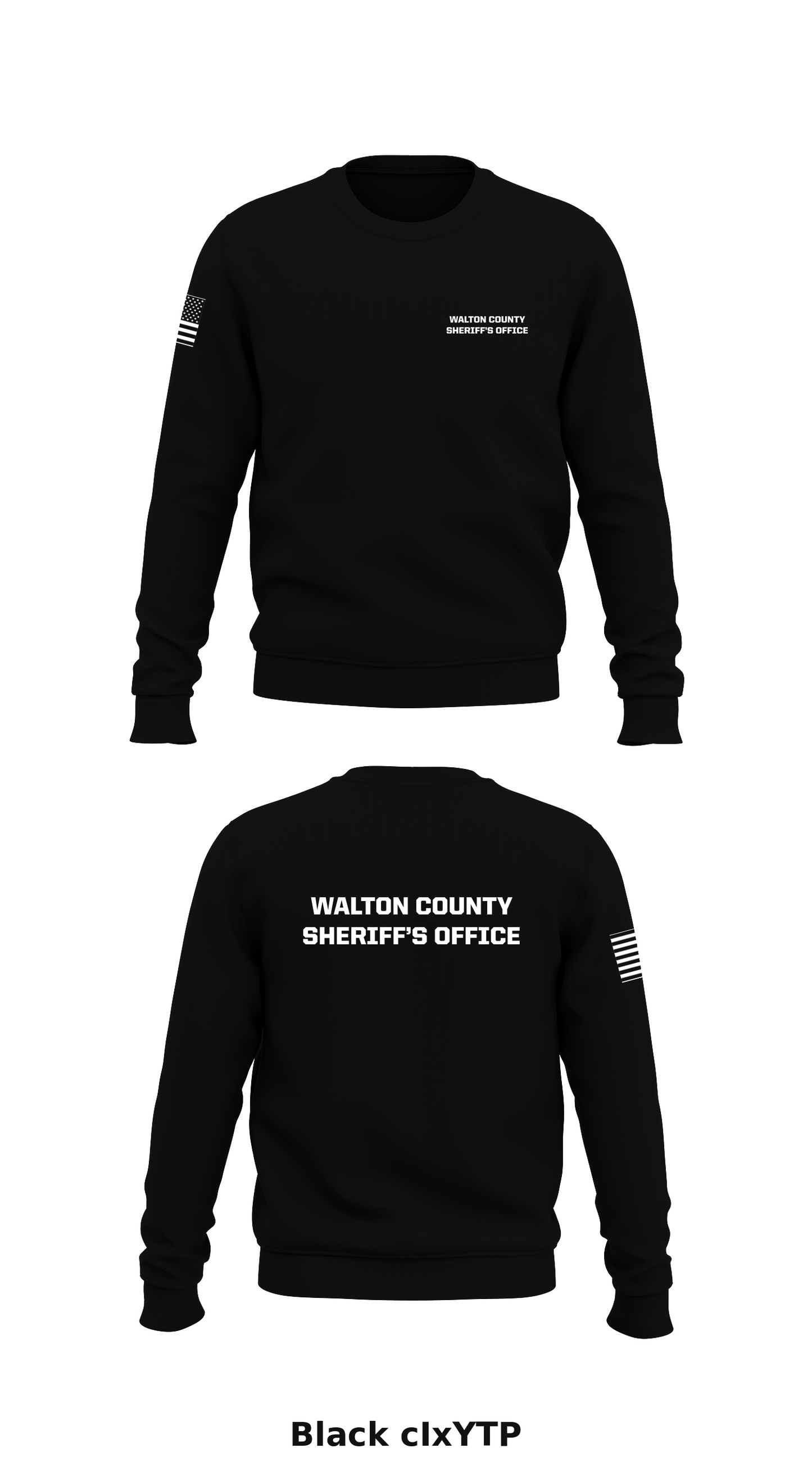 Walton County Sheriff’s Office Store 1 Core Men's Crewneck Performance Sweatshirt - cIxYTP