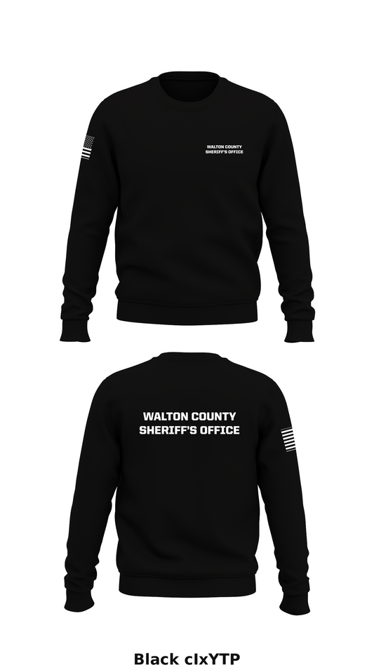 Walton County Sheriff’s Office Store 1 Core Men's Crewneck Performance Sweatshirt - cIxYTP