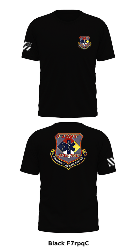18H, Haztac, EMS FDNY Store 1 Core Men's SS Performance Tee - F7rpqC