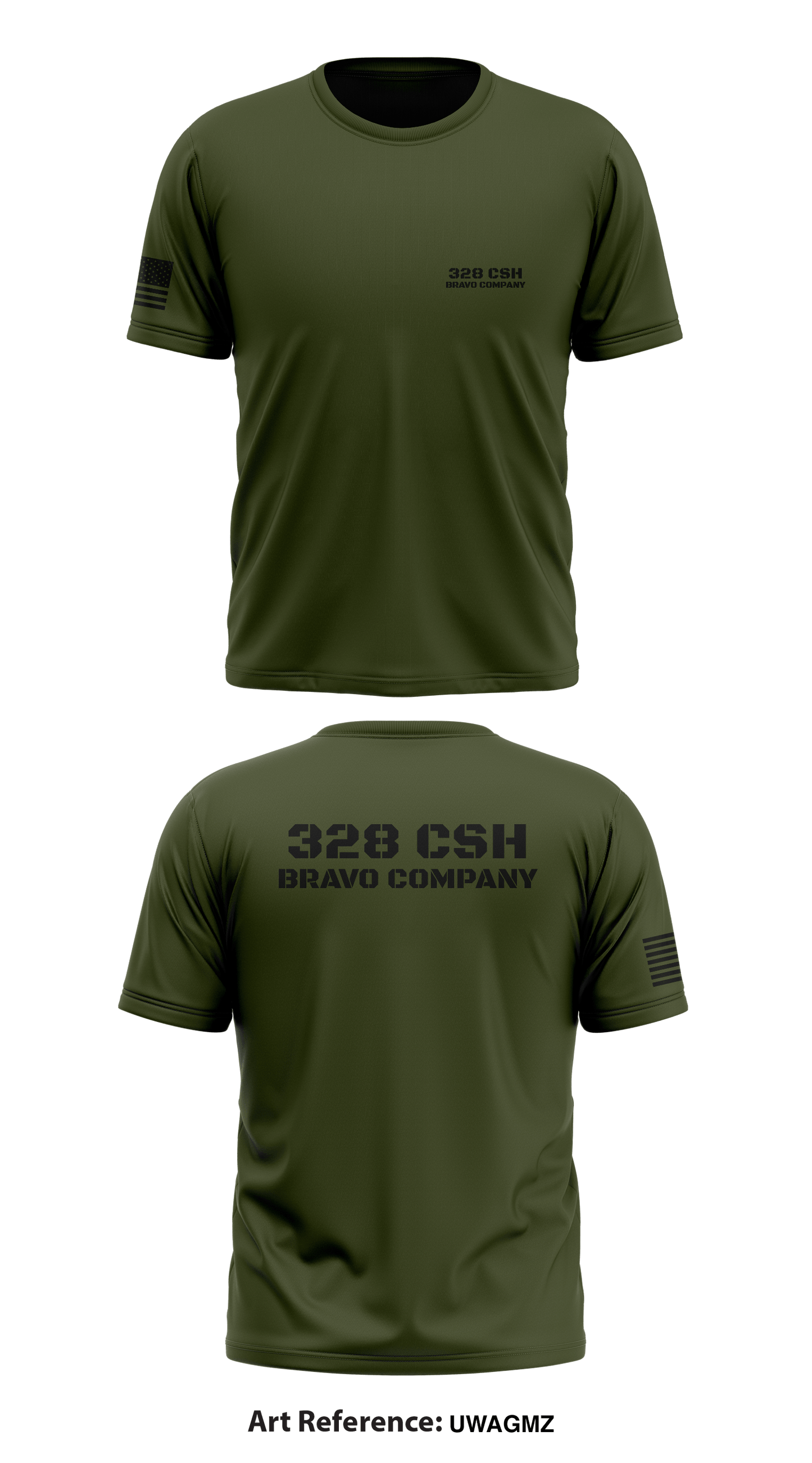 328 CSH Bravo Company Store 1 Core Men's SS Performance Tee - UWaGmZ