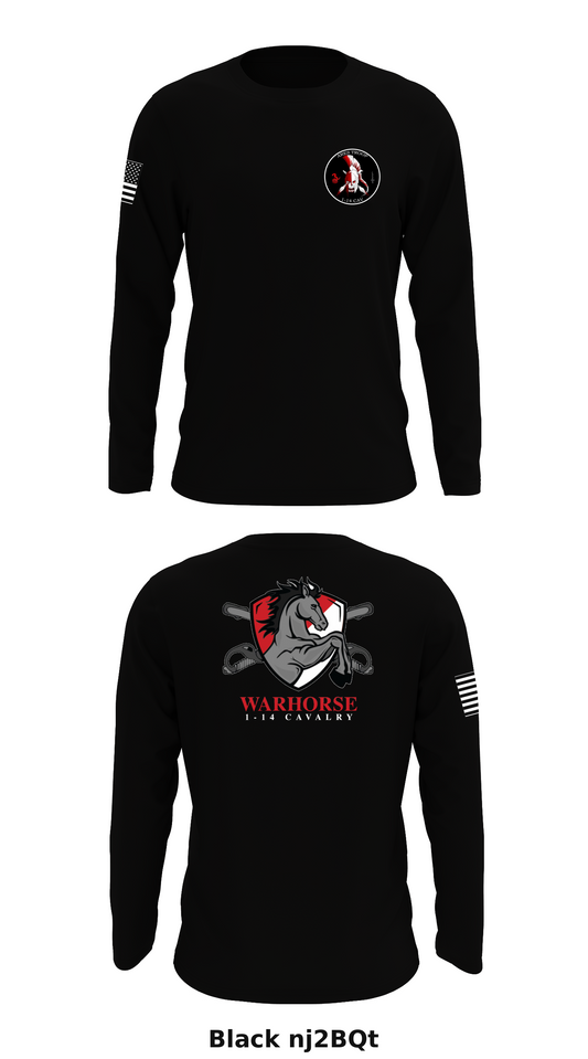 A TRP, 1-14 CAV, 1-2 SBCT Store 1 Core Men's LS Performance Tee - nj2BQt