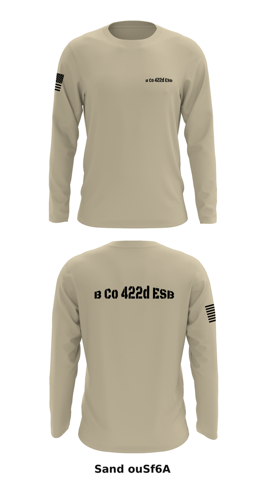 B Co 422d ESB Store 1 Core Men's LS Performance Tee - ouSf6A