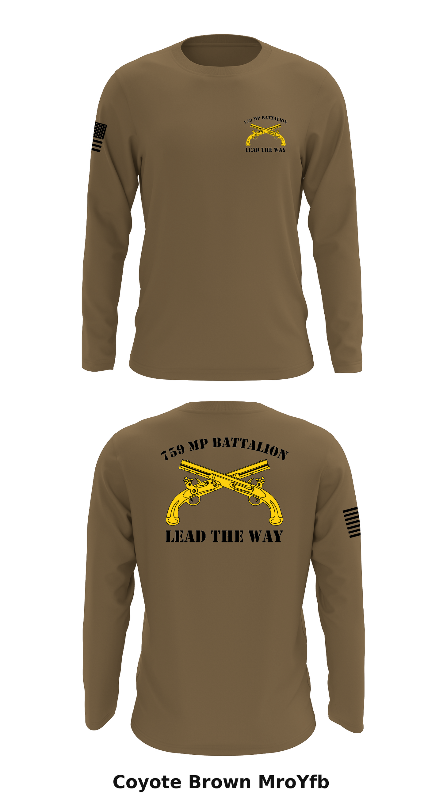 759 MP Battalion  Store 1 Core Men's LS Performance Tee - MroYfb