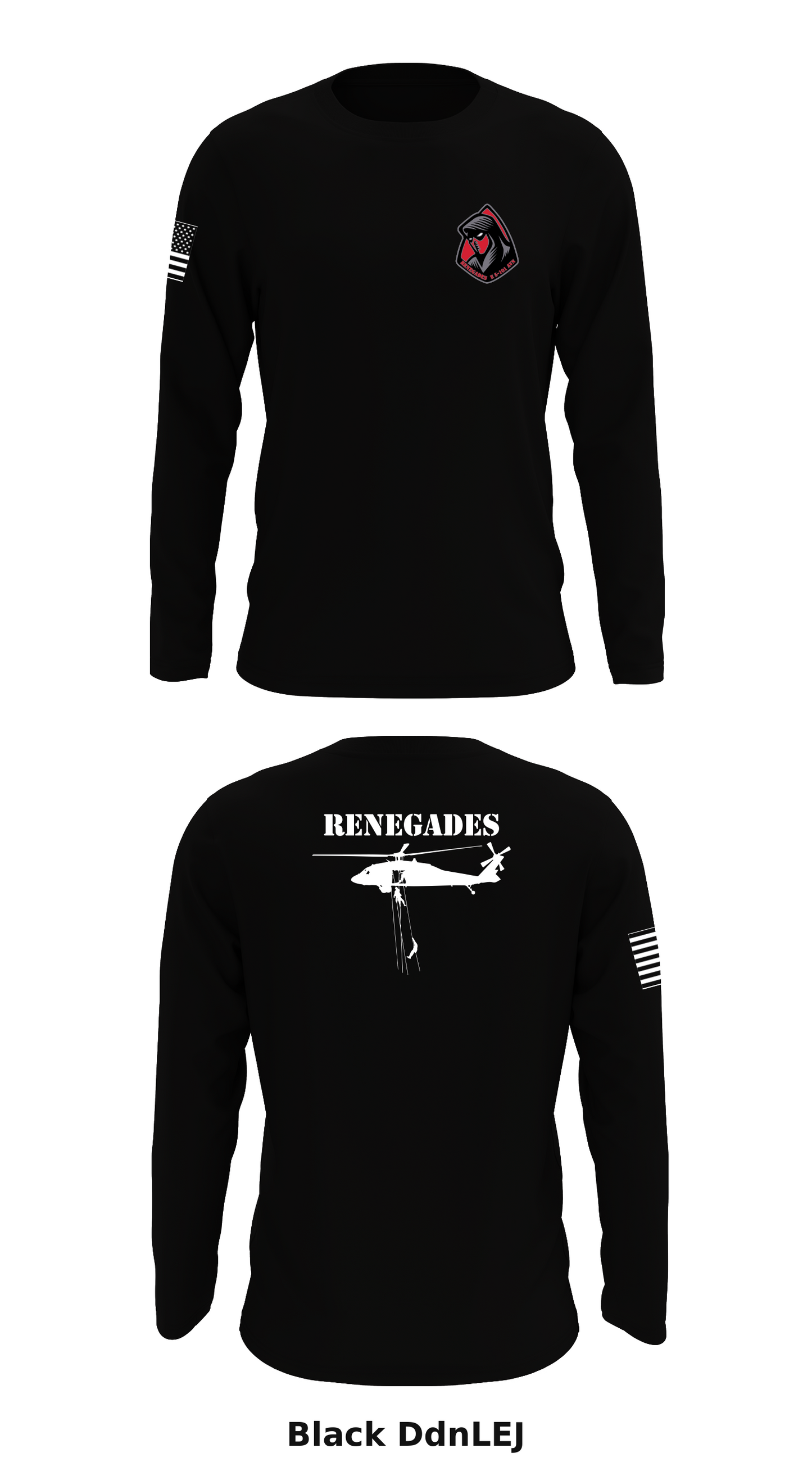 E Co, 5BN, 101st CAB Store 1 Core Men's LS Performance Tee - DdnLEJ