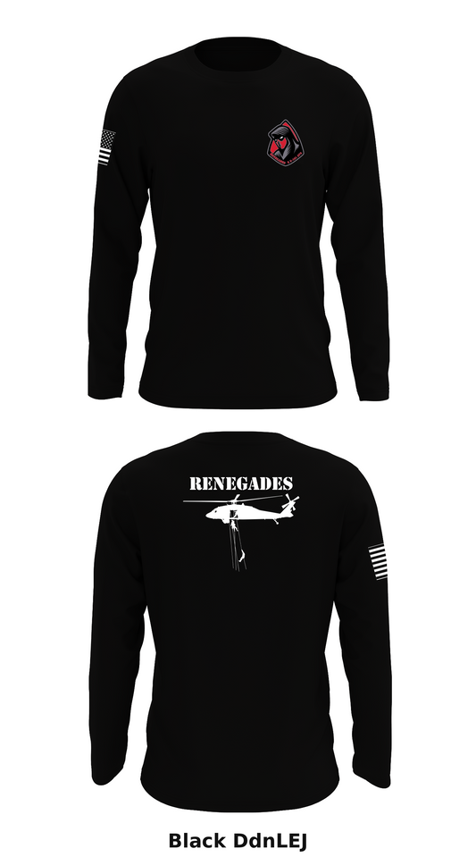 E Co, 5BN, 101st CAB Store 1 Core Men's LS Performance Tee - DdnLEJ