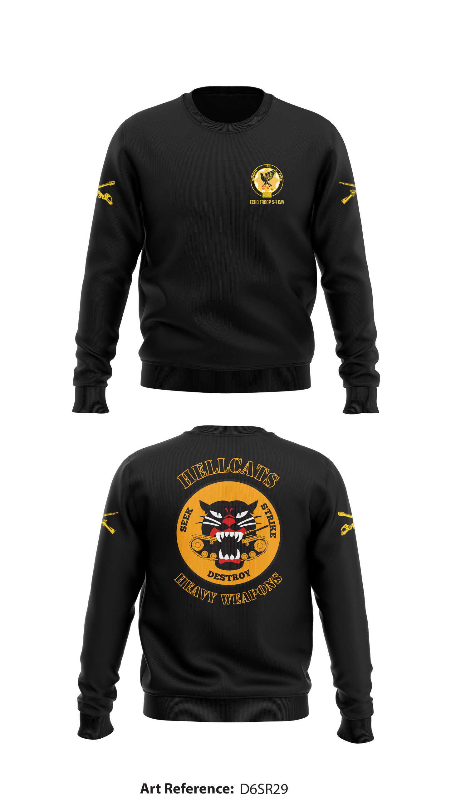 Echo 5-1 CAV Store 1 Core Men's Crewneck Performance Sweatshirt - d6Sr29