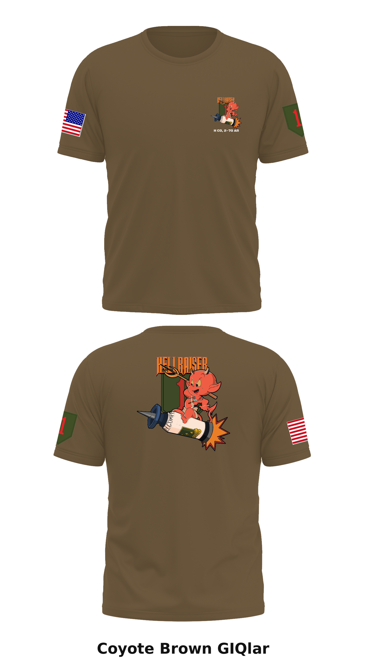 H CO, 2-70 AR  Store 1 Core Men's SS Performance Tee - GIQlar