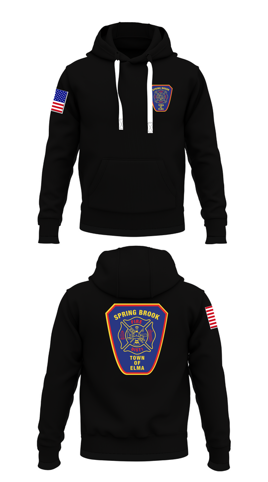 Spring Brook Fire District #1 Store 1  Core Men's Hooded Performance Sweatshirt - 62191157283