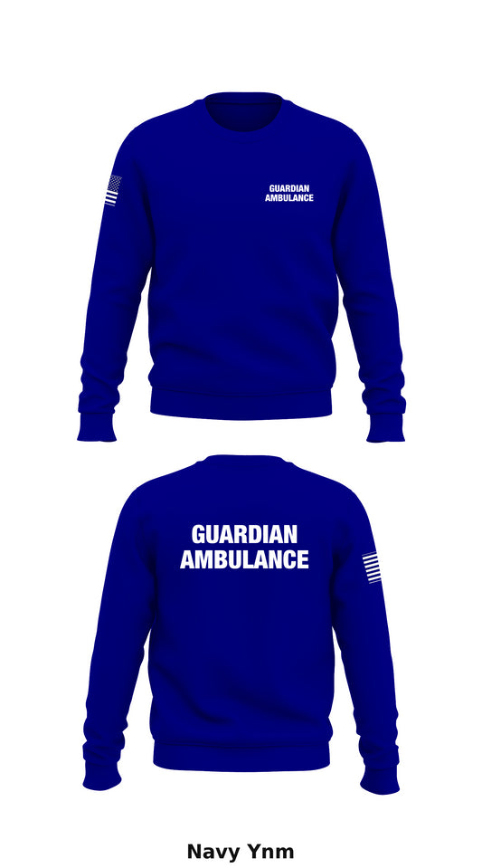 Guardian Ambulance Store 1 Core Men's Crewneck Performance Sweatshirt - Ynm