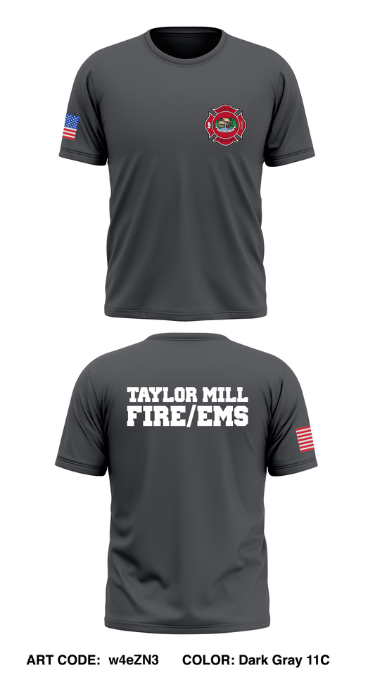 Taylor Mill Fire/EMS Store 1 Core Men's SS Performance Tee - w4eZN3