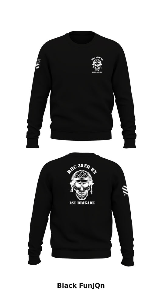 HHC 38th BN 1st Brigade Store 1 Core Men's Crewneck Performance Sweatshirt - FunJQn