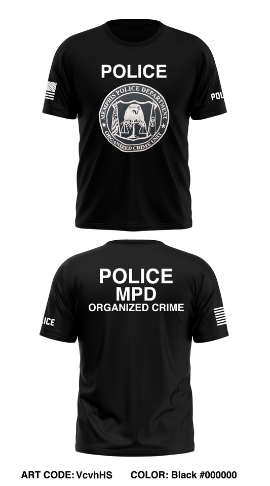 Organized Crime Unit Store 1 Core Men's SS Performance Tee - VcvhHS