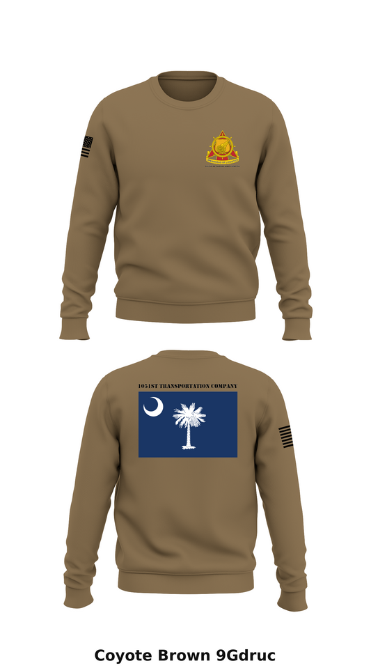 1051st Transportation Company Store 1 Core Men's Crewneck Performance Sweatshirt - 9Gdruc