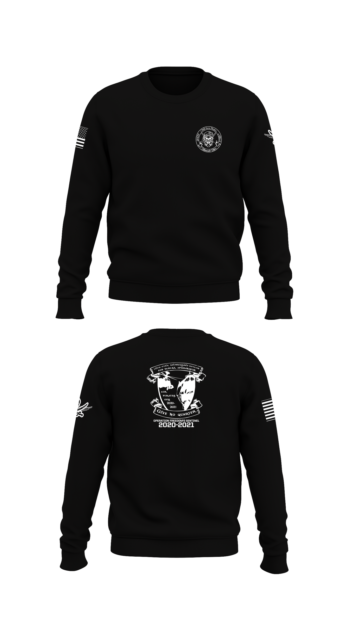 1-211th Attack Reconnaissance Battalion (ARB) Store 1 Core Men's Crewneck Performance Sweatshirt - 80506169976