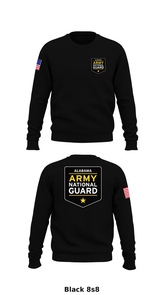 DET 8 - 22nd RRBN Store 1 Core Men's Crewneck Performance Sweatshirt - 8s8